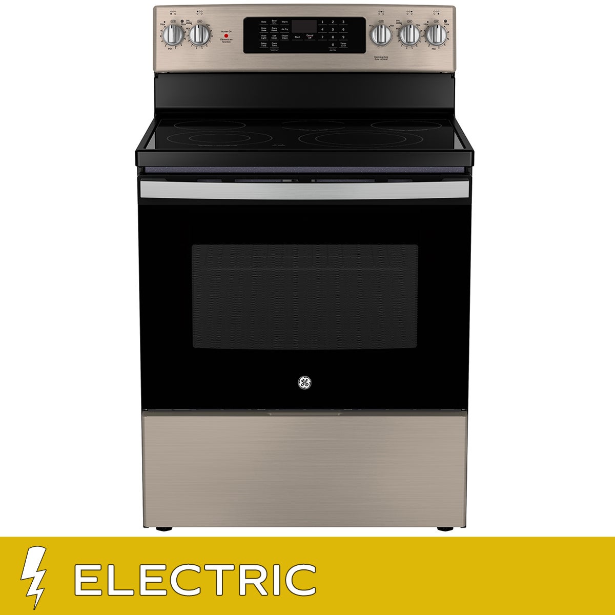 GE 30 in. 5.0 cu. ft. Electric Convection Range with No-Preheat Air Fry