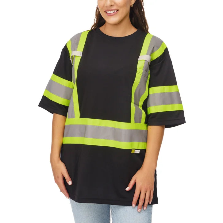 Holmes Workwear High-Visibility Short Sleeve T-Shirt, 3-pack