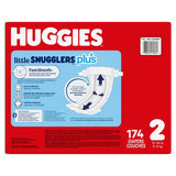 Huggies Little Snugglers Plus Diapers, Sizes 1 - 2
