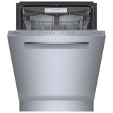 Bosch 500 Series 24 in Stainless Steel German Made Third Rack Dishwasher with Pocket Handle