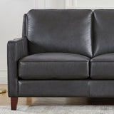 Prospera Home West Park Top-grain Leather Sofa and Chair