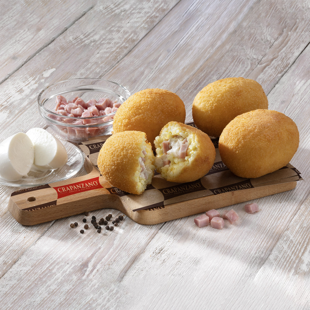 Arancini Prosciutto and Mozzarella, 30 × 200 g