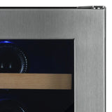 Wine Cell'R 46-bottle Built-in Single Zone Stainless-steel Wine Cellar