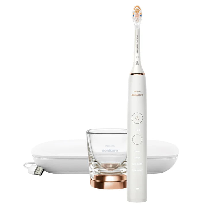 Philips Sonicare DiamondClean Connected Series 9000 Electric Toothbrush, 2-pack