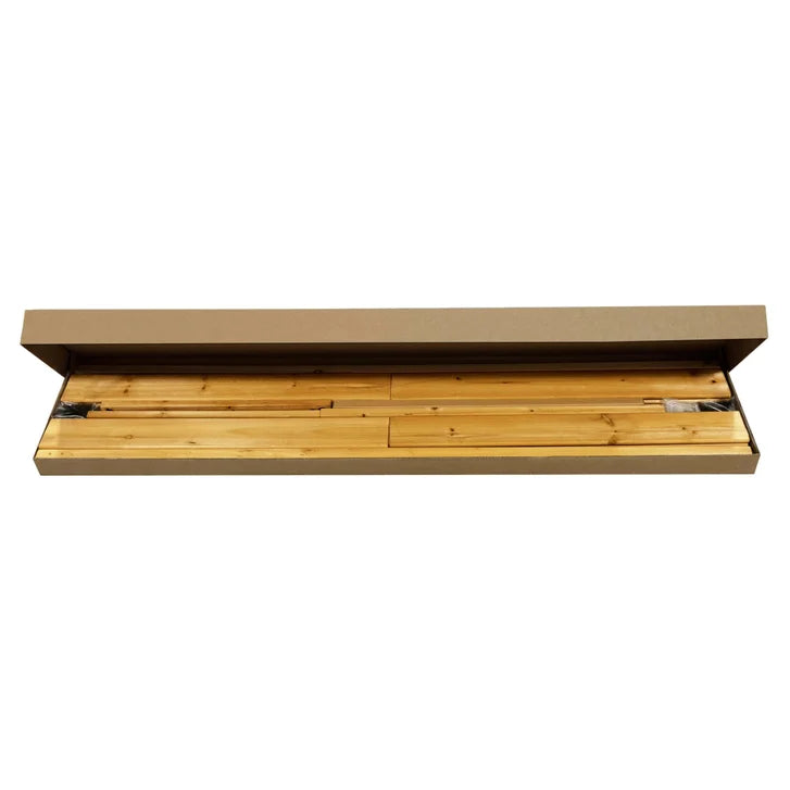 Sierra Wood Freestanding Privacy Screen, 1-Panel 6 ft.
