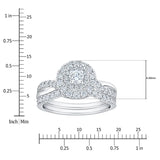Round Brilliant Diamond Wedding Set (1.00 ctw)
