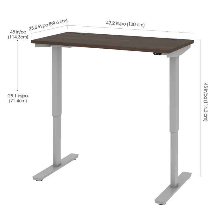 Bestar Upstand 61 cm x 122 cm (24 in. x 48 in.) Height Adjustable Desk