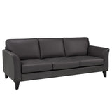 Sublime Top-grain Leather Sofa and Loveseat