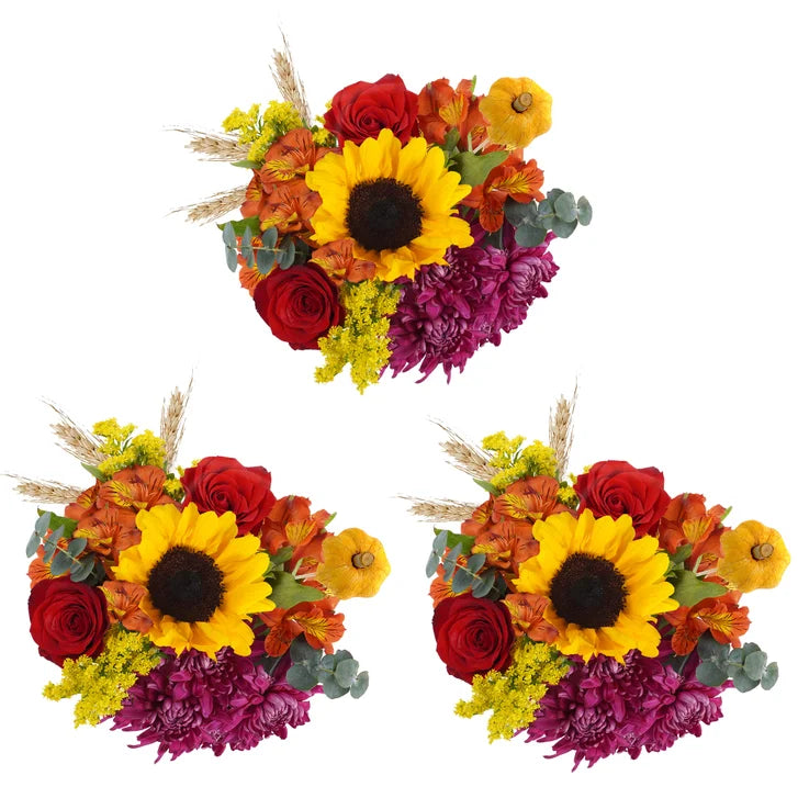 Thankful Heart Centerpiece Trio