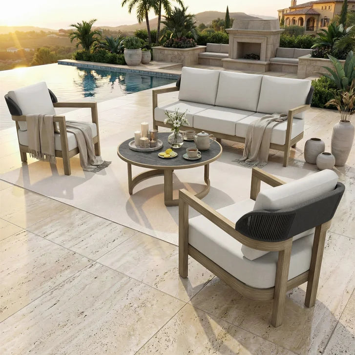 Amalfi 4-piece Patio Conversation Set
