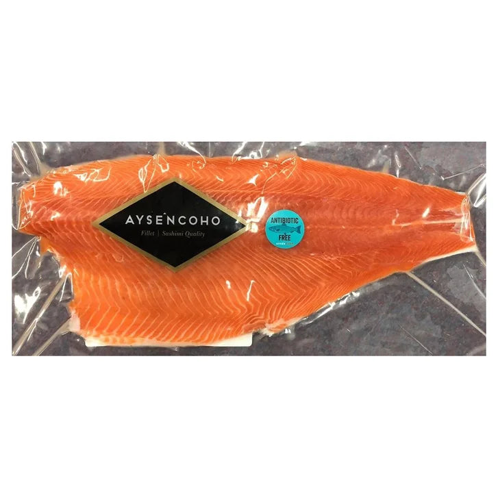 Aysen Coho Salmon Fillets 4.54 kg (10 lb)