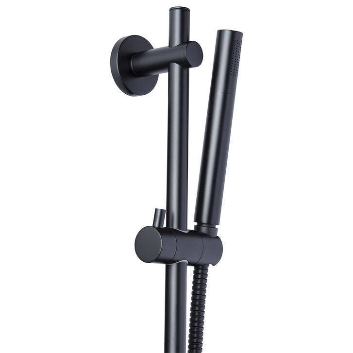 AGUA Canada Vanika Thermostatic Shower Post with Rainfall Shower Head